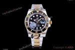 JF Factory New Rolex Submariner Watch 2-Tone Black Ceramic - Swiss eta3135 Movenet